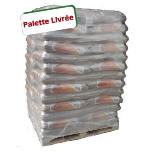Holzpellets Crépito (palette mit 72 säcken – 1080 kg)